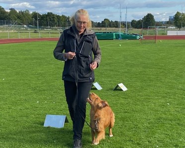 Vår instruktör Ingela Sandeskog