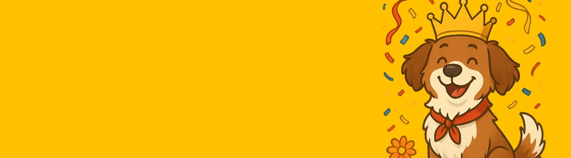 Tecknad hund som blir firad som Årets Hund