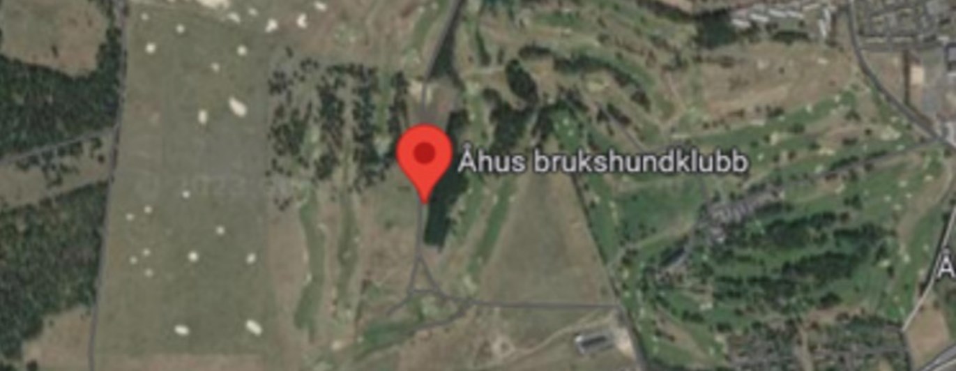 Bild på en karta med en markering på vart klubben ligger