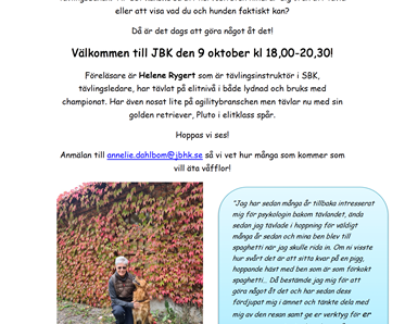 Inbjudan Tävlingspsykologi