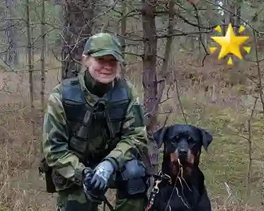 Soldat med hund