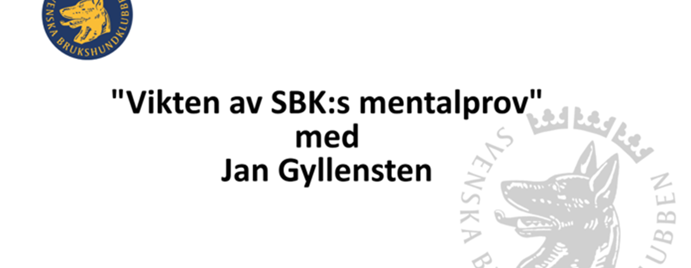 Vikten av sbks mentalprov