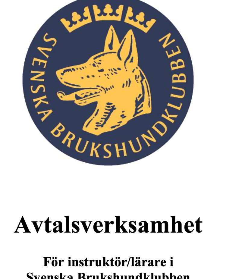 Avtal instruktör/lärare