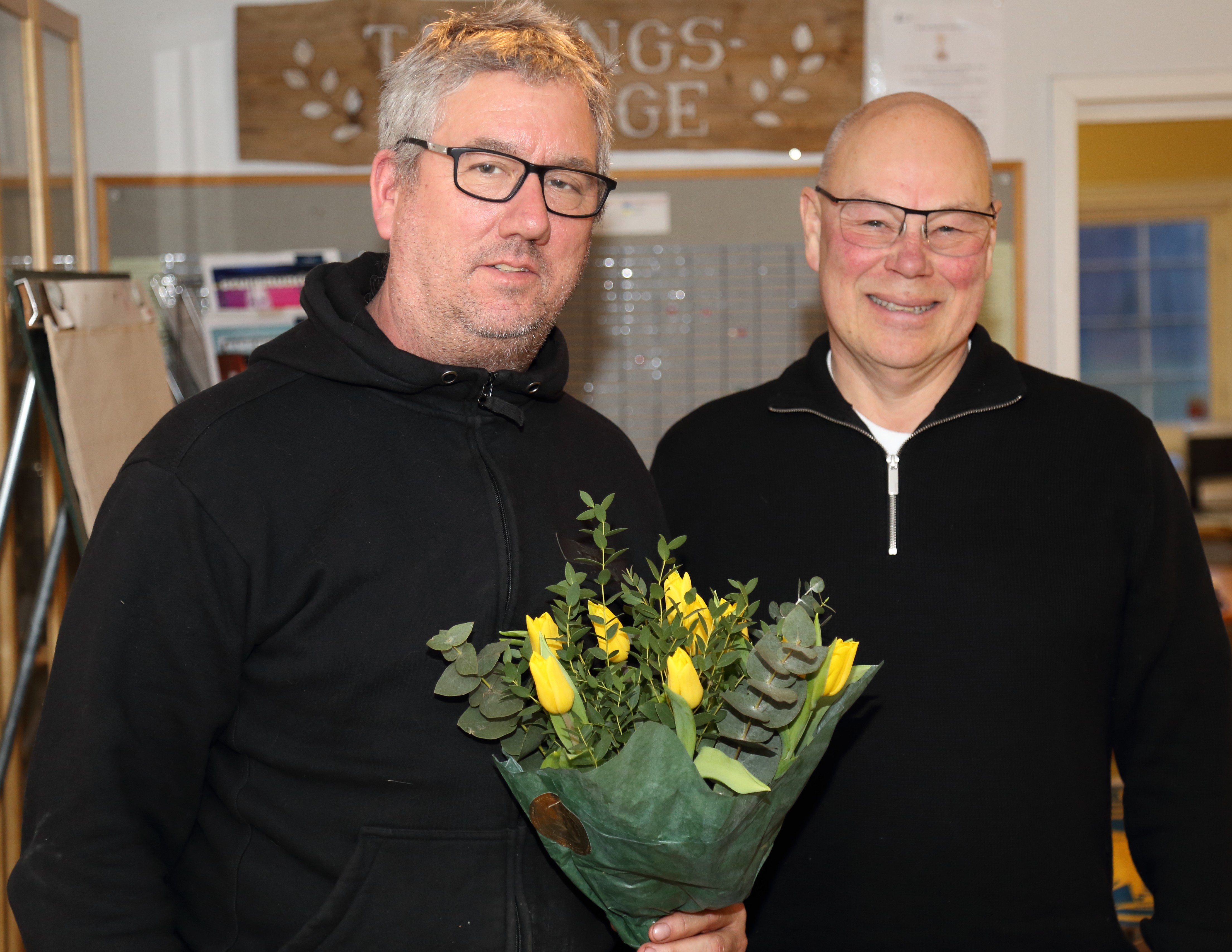 Avgående kassör Pether Klintberg