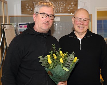 Avgående kassör Pether Klintberg