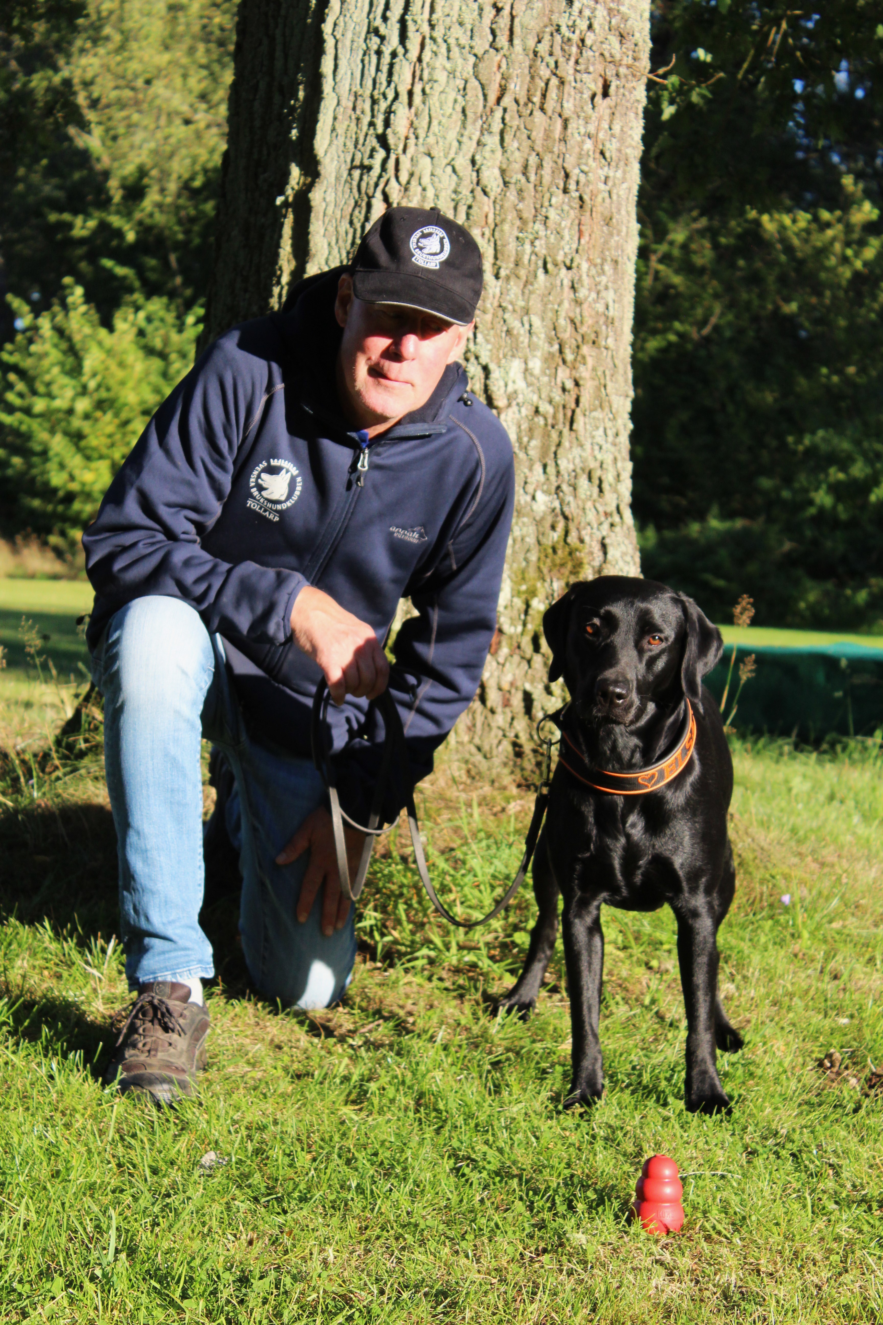 Göran Jönsson med hund