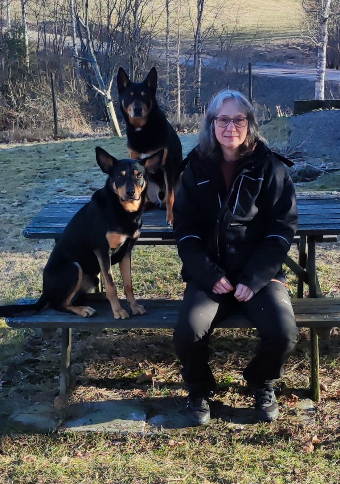 Christina Iversen och Kelpiehundar