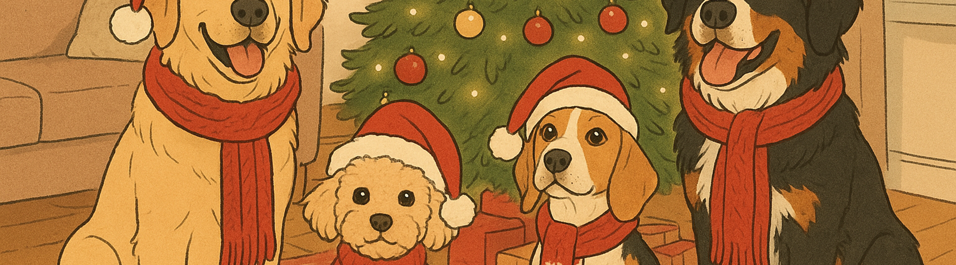 AI bild för julfest