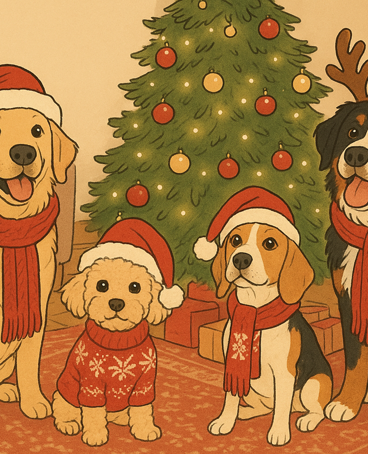 AI bild för julfest