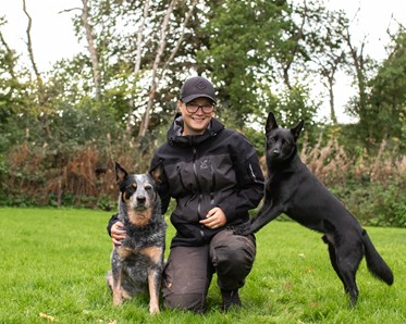 Fanny Tornblad, instruktör på Eslövs Brukshundklubb