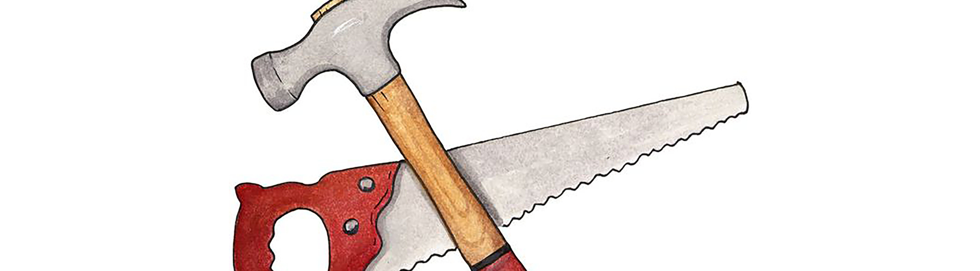 Hammare och såg
