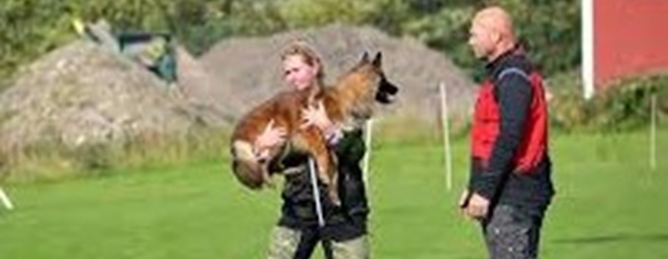 IPO-R föraren bär hund