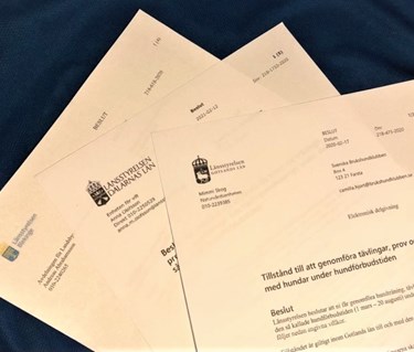 Bild på dispens hundförbudstiden