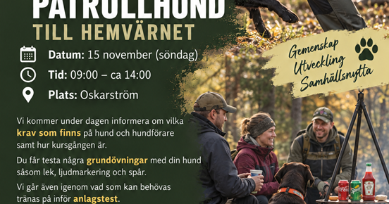 Inbjudan prova på 15 nov