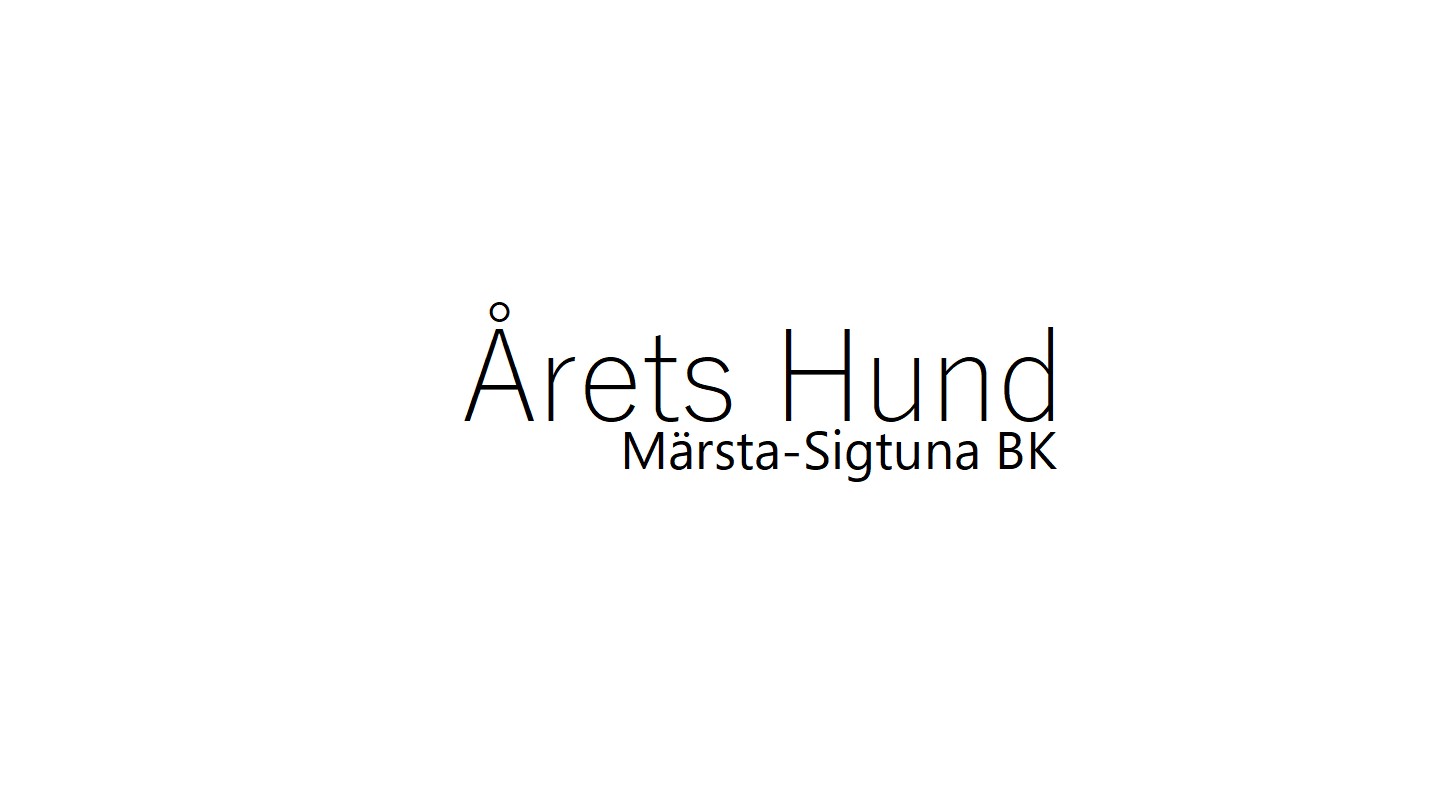 Årets hund, Linn gjort