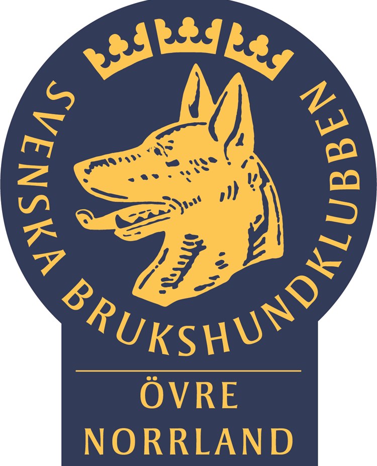 Svenska Brukshundklubbens logga för Övre Norrlands Distrikt