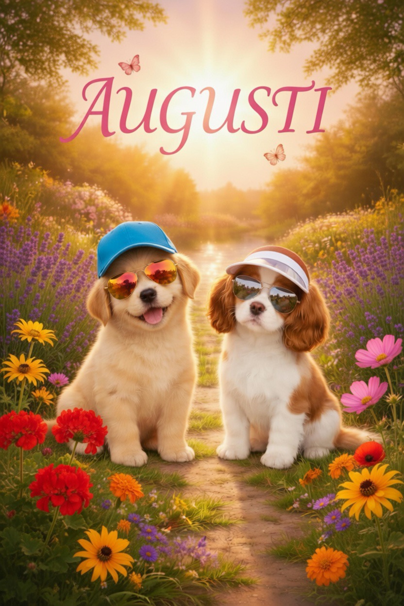 Kalenderblad Augusti