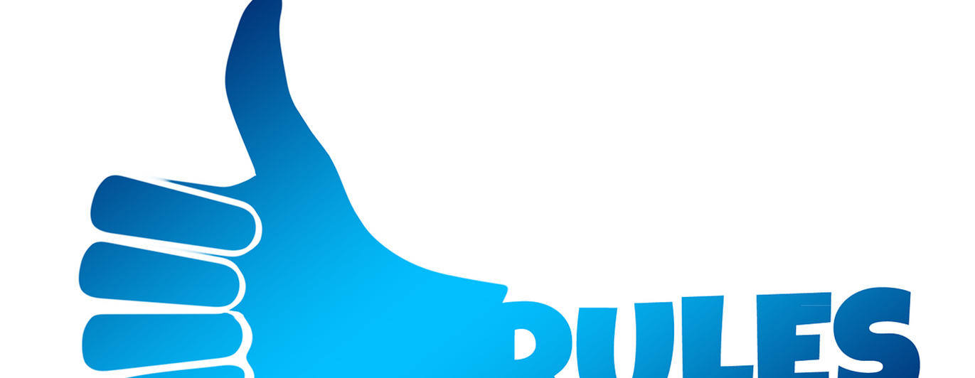 Tummen upp för regler