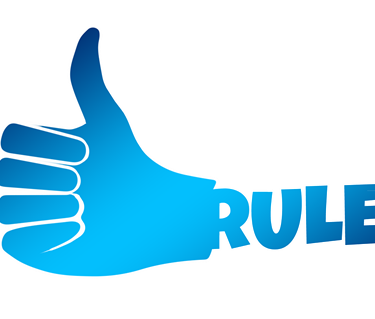 Tummen upp för regler