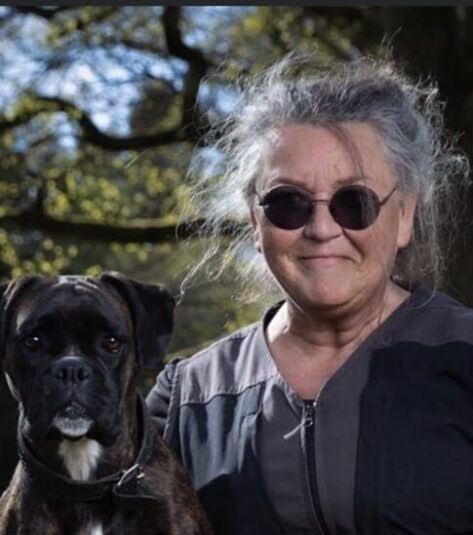 Ordförande med hund