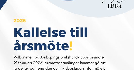 Kallelse till årsmöte 2026