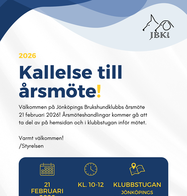 Kallelse till årsmöte 2026