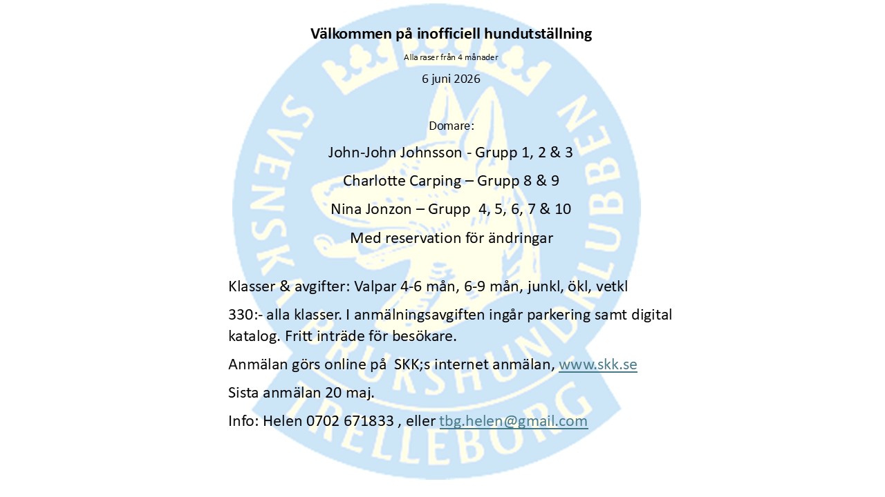 Inbjudan med domarändring