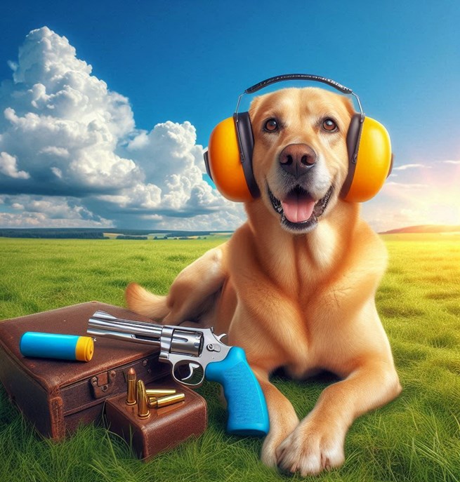 Hund med hörselkåpor