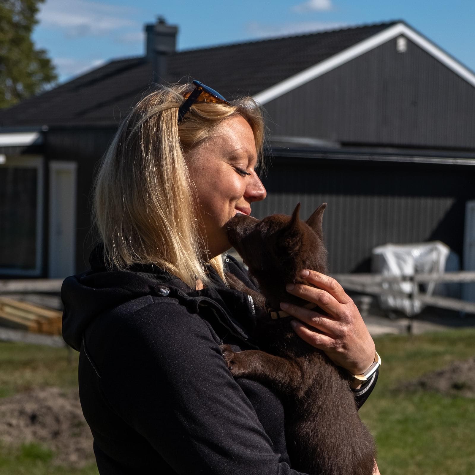 Anna Hanning med hund