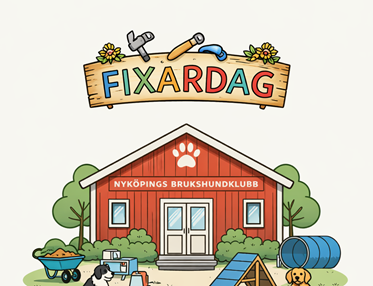 Fixardag på Nyköpings Brukshundklubb.