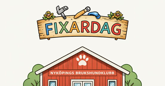 Fixardag på Nyköpings Brukshundklubb.