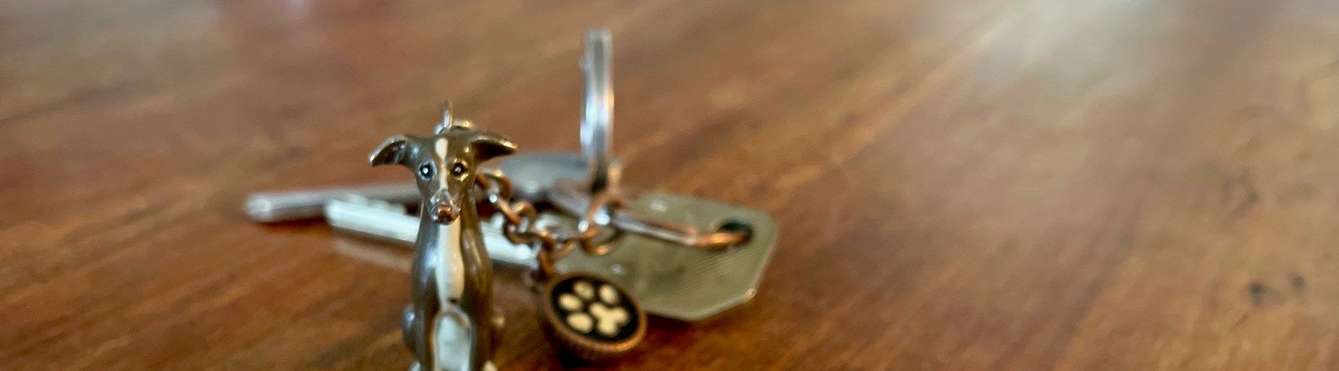 Nyckelknippa med hund