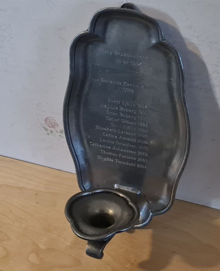 Vandringspris Förtjänstfull medlem Visby BK