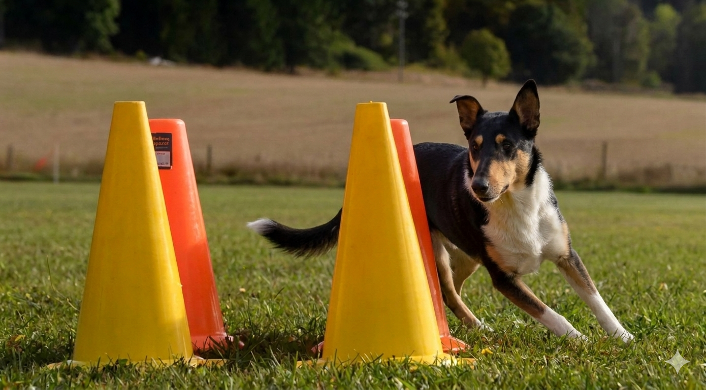 Tävlingslydnad Collie