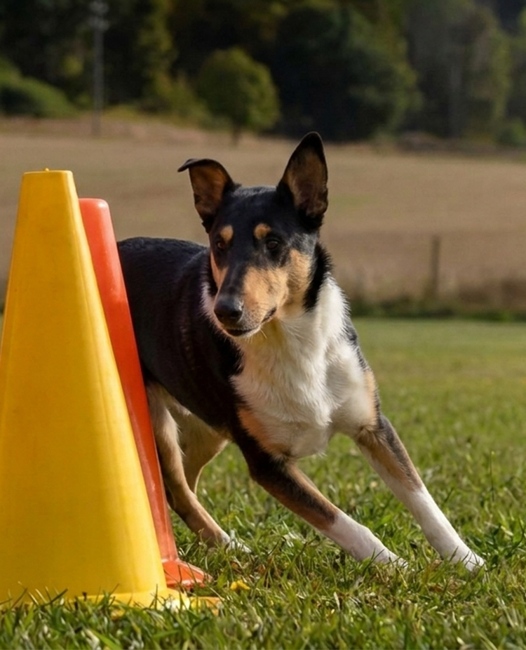 Tävlingslydnad Collie