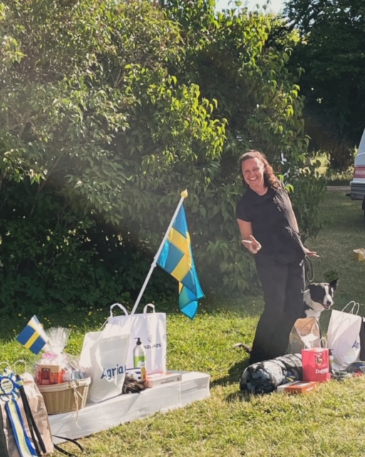 Förare och hund firar 4:e plats