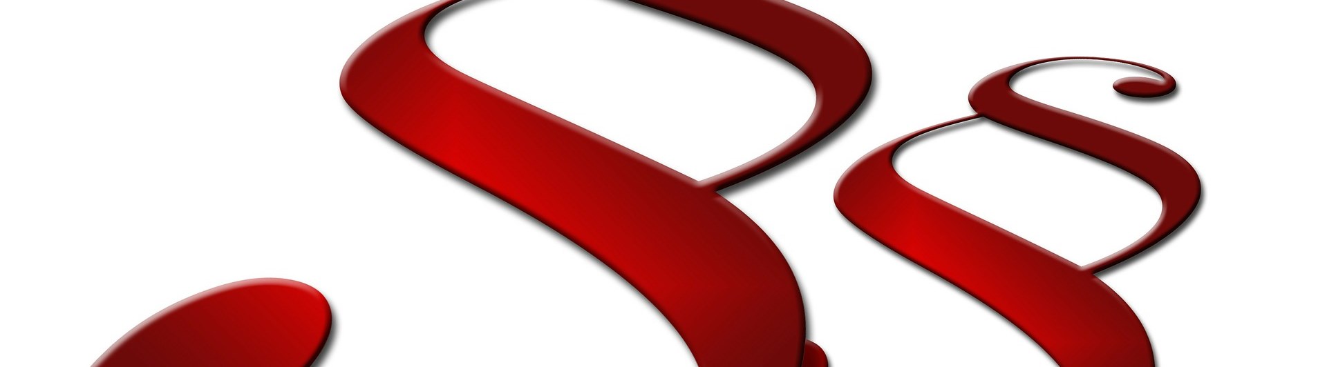 Bild som visar två röda paragrafer på vit bakgrund.