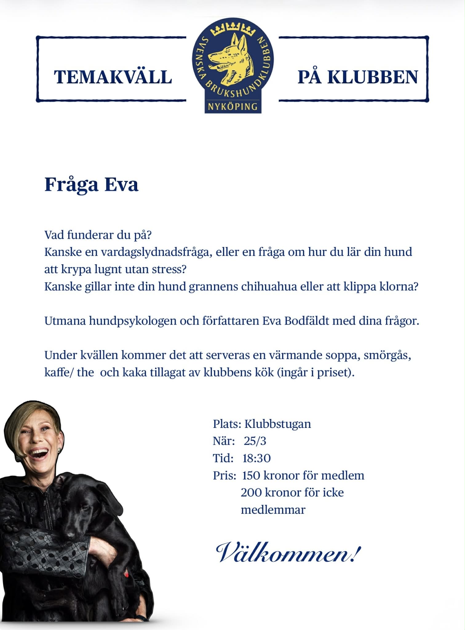 Temakväll - Fråga Eva