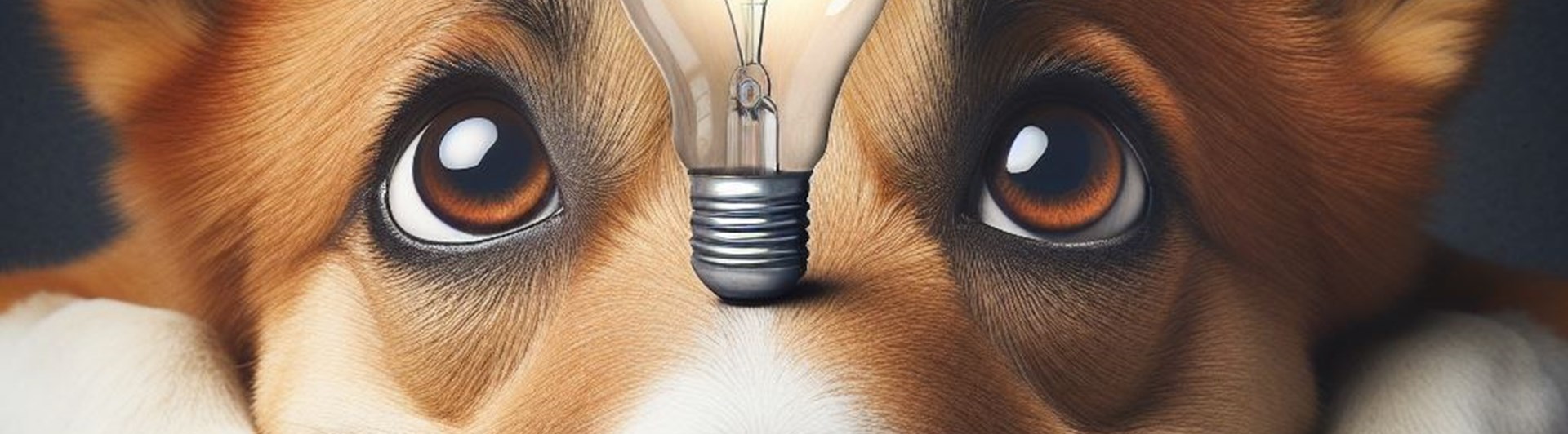 Hund som får en idé