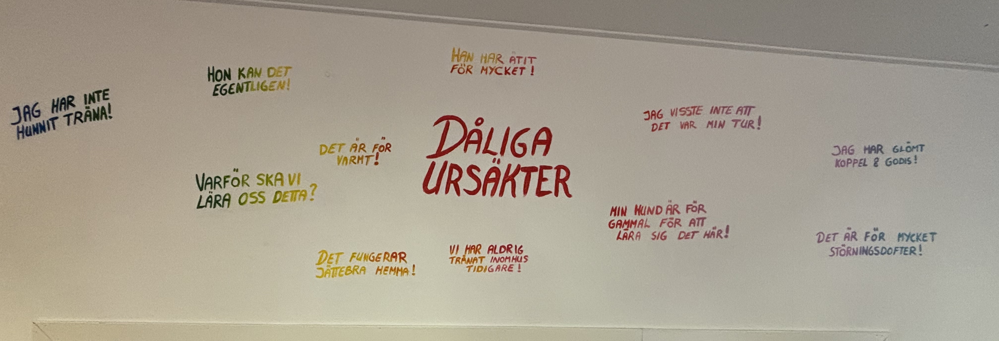 Dåliga ursäkter!