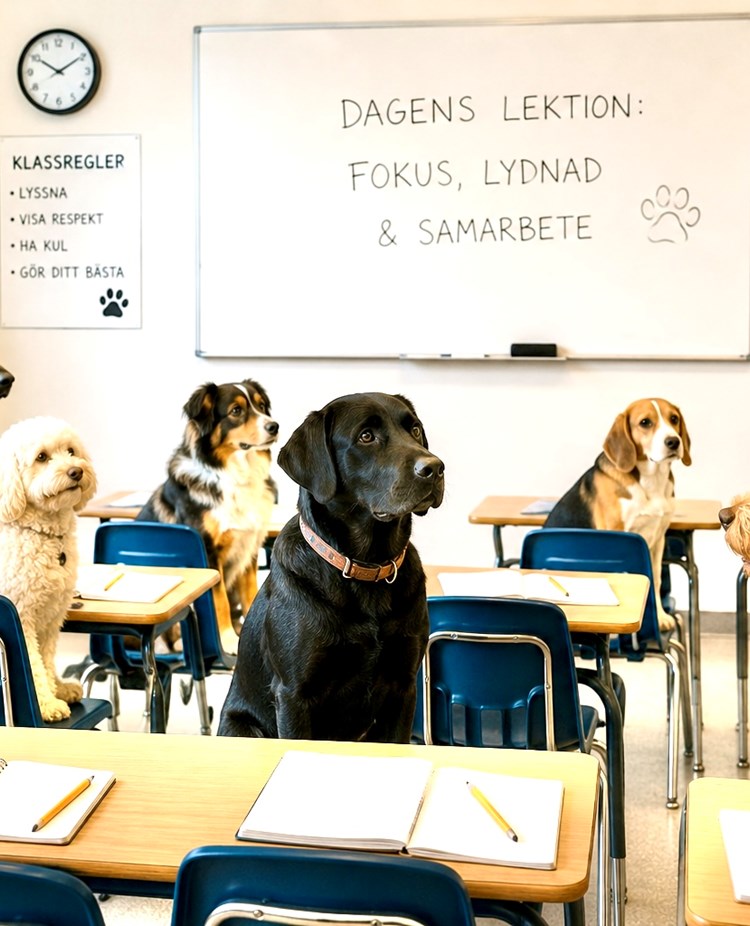 Kurser - hundar i klassrum