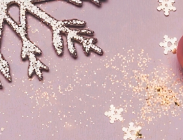 Rosa bakgrund med jultema