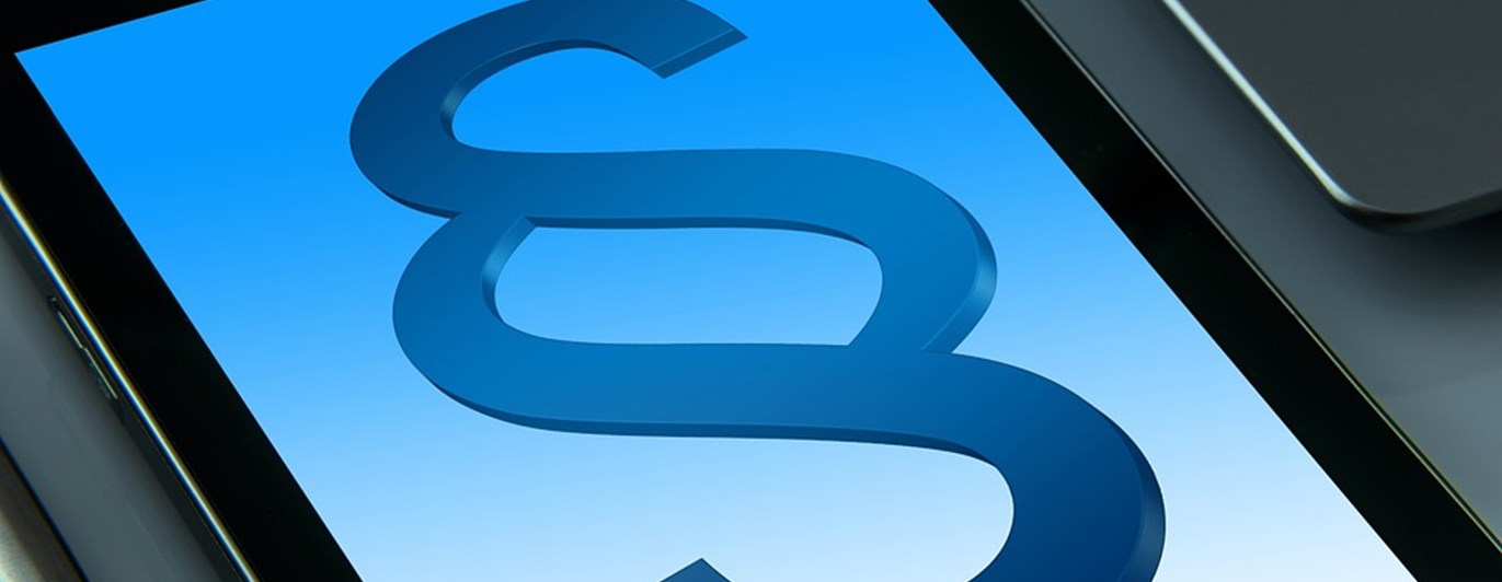 Paragraf på smartphone