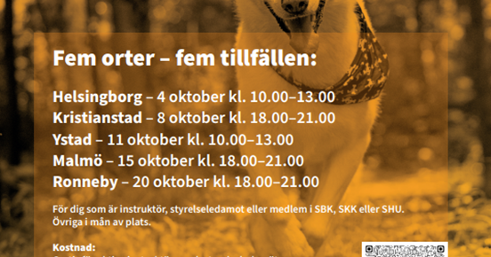 information om föreläsning