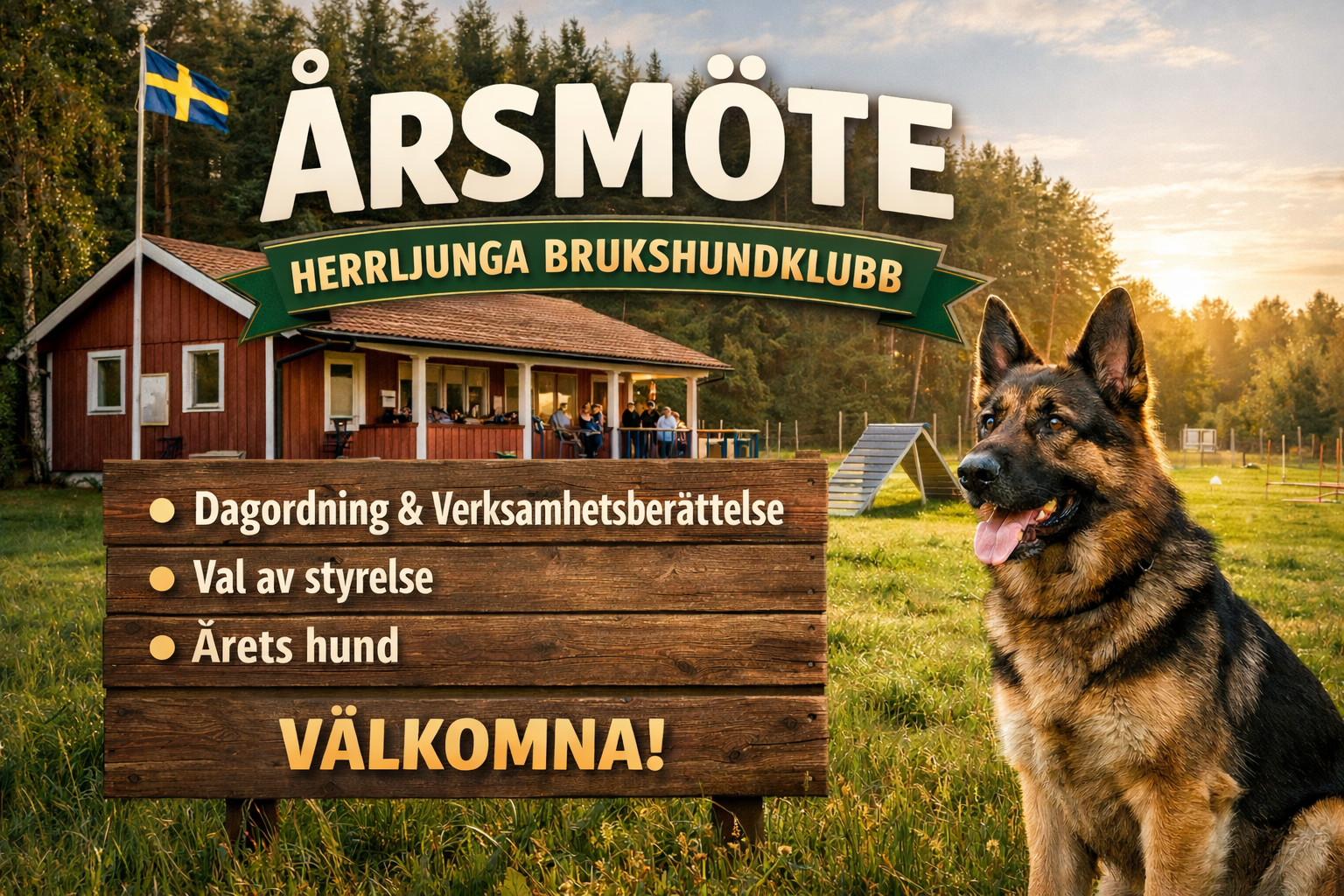Årsmöte Herrljunga Brukshundklubb