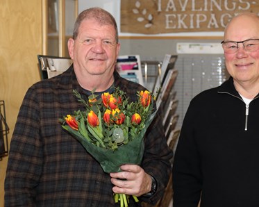 Åke Pettersson, avgående sektoransvarig för stugan