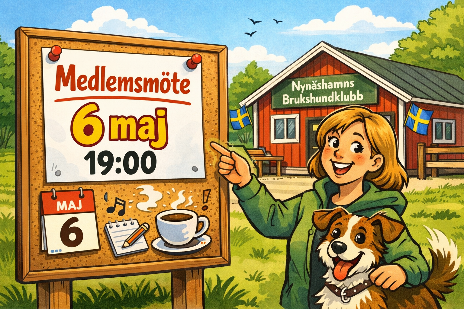 Medlemsmöte 6 maj