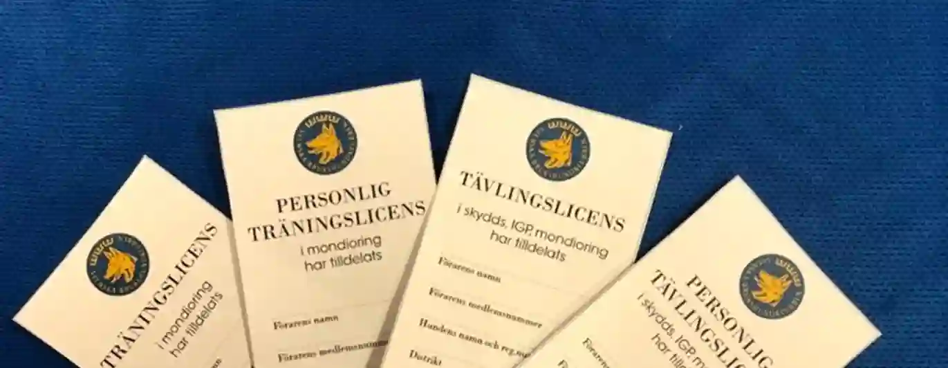 Licenser Licenser - Svenska Brukshundklubben