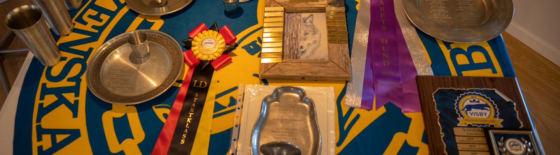 Prisbordet på Årsmötet 2023, Visby BK
