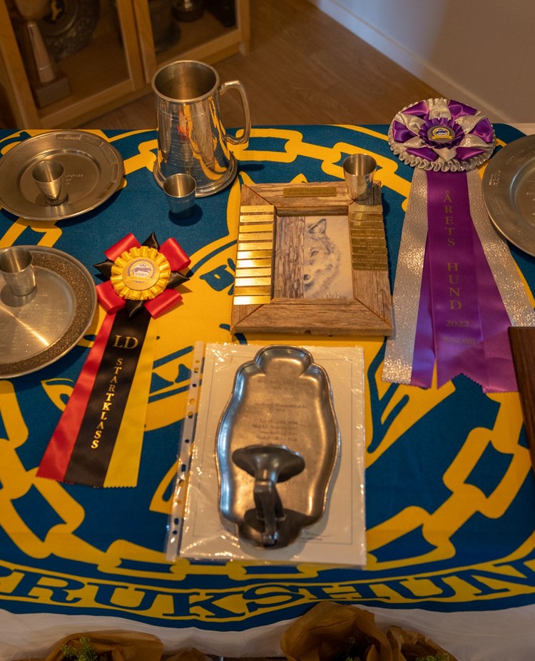 Prisbordet på Årsmötet 2023, Visby BK